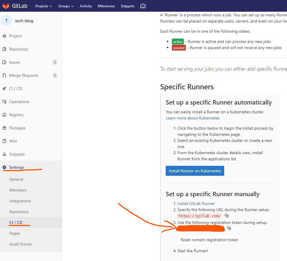 gitlab token